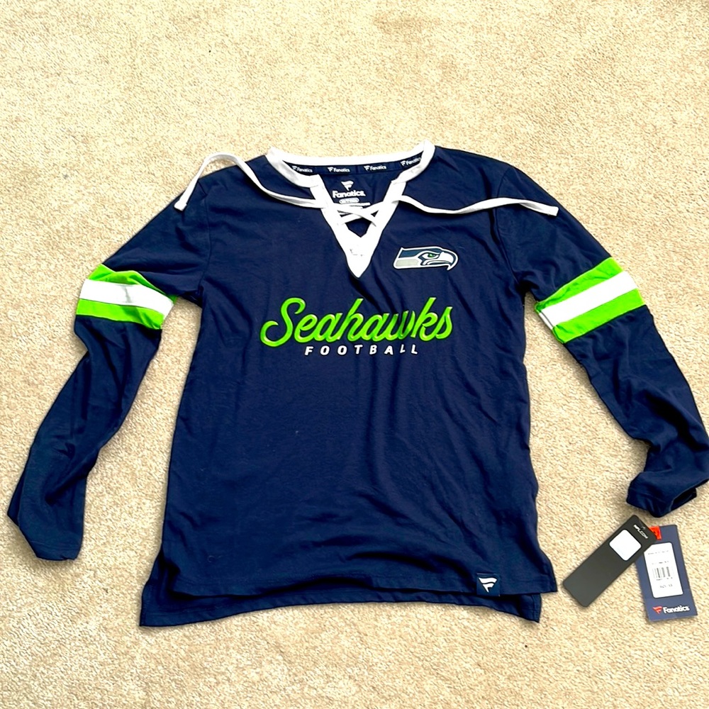 NWT Official NFL Seattle Seahawks L/S top